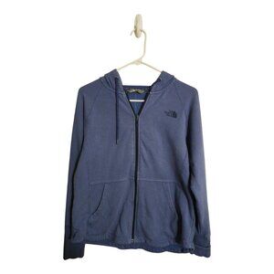 North Face Jacket Women L Blue Hoodie Sweatshirt Athleisure Gorpcore Camping